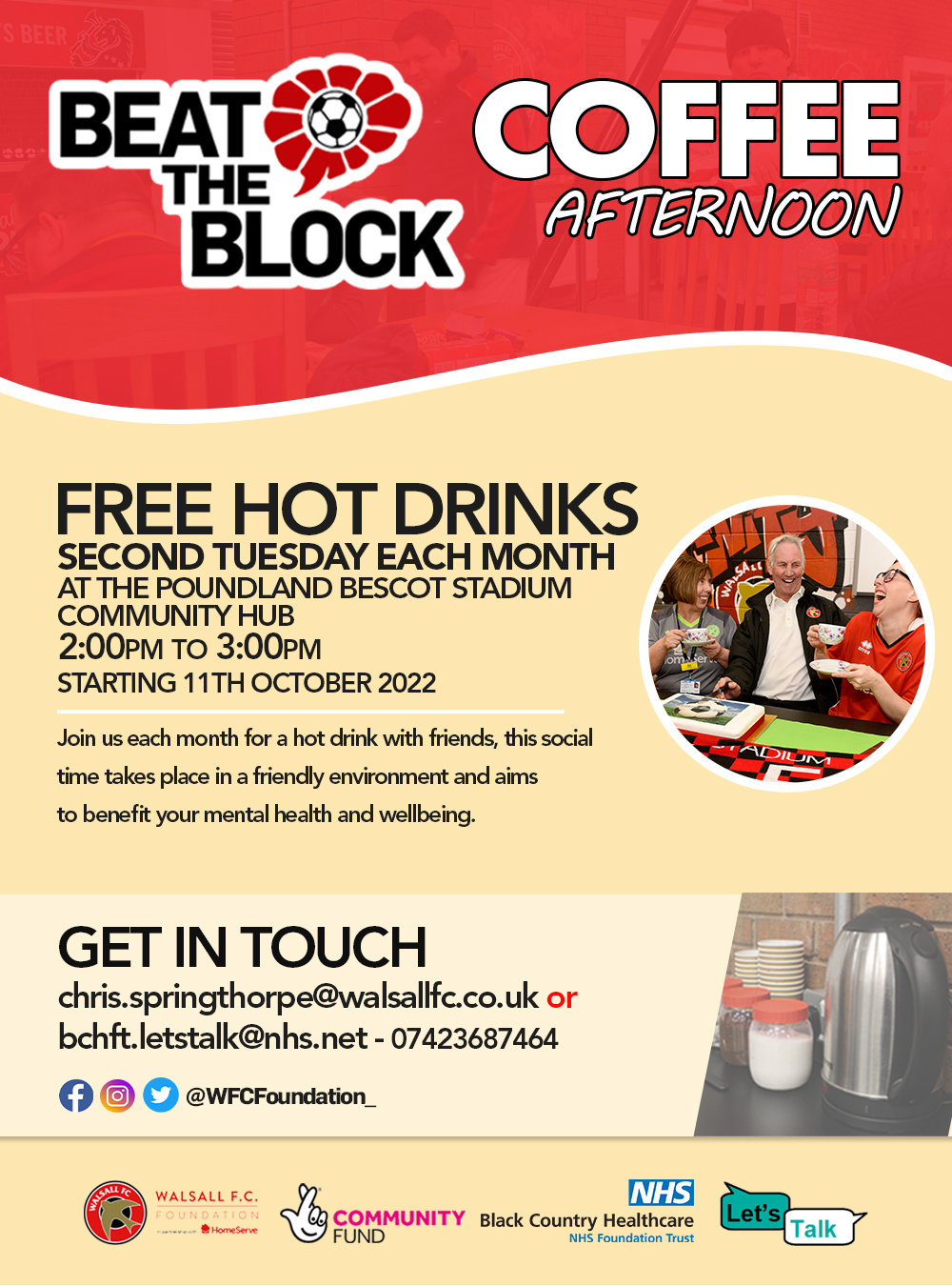 Bescot coffee afternoon Let's talk