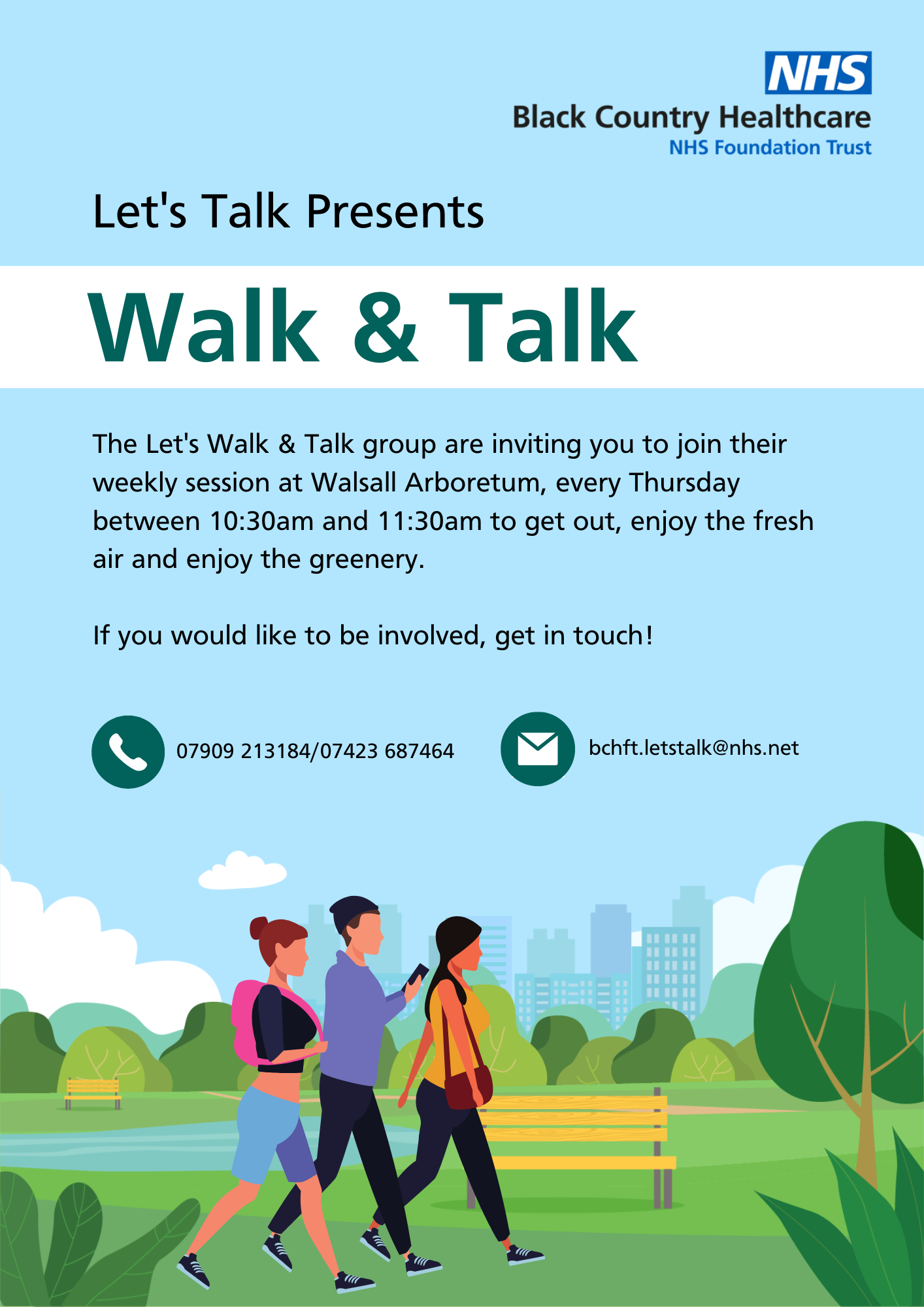 Arboretum Walk & Talk Poster