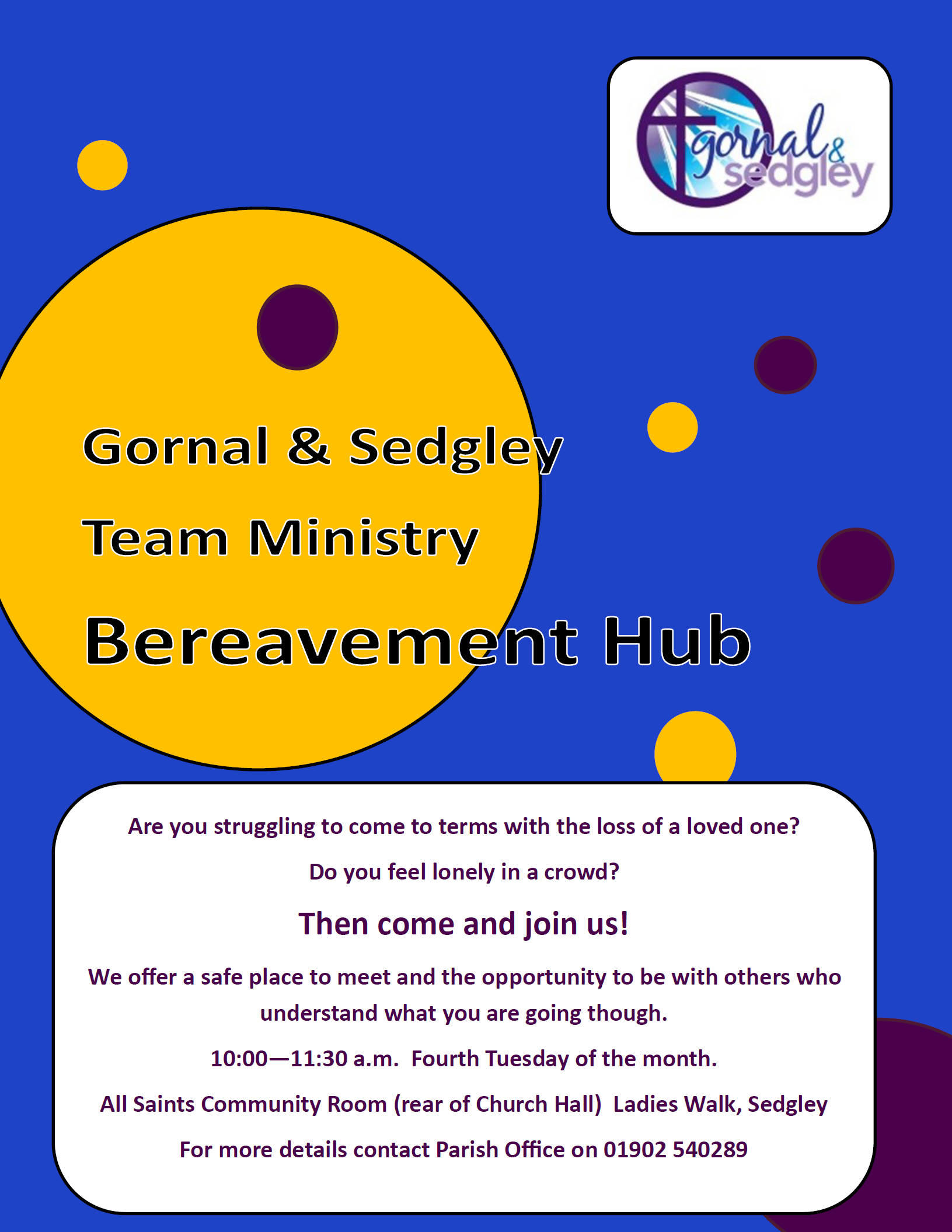 Gornal and Sedgley Team Ministry - Bereavement Hub