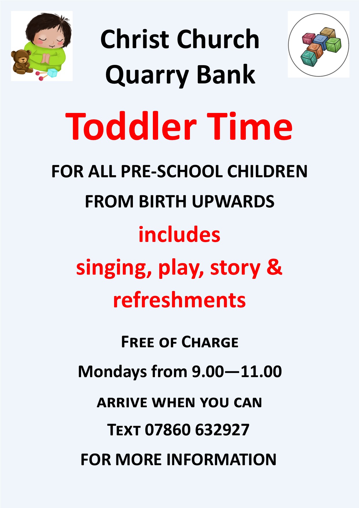 Christ Church Quarry Bank - Toddler Time