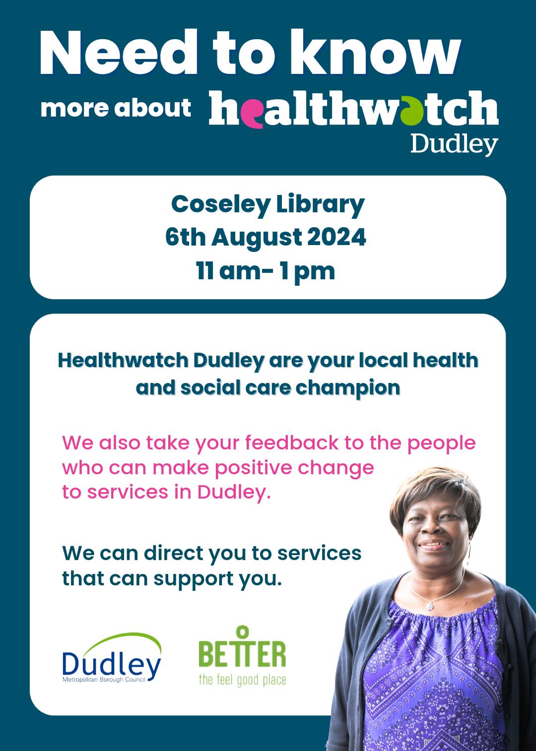 Coseley Library - Healthwatch Dudley