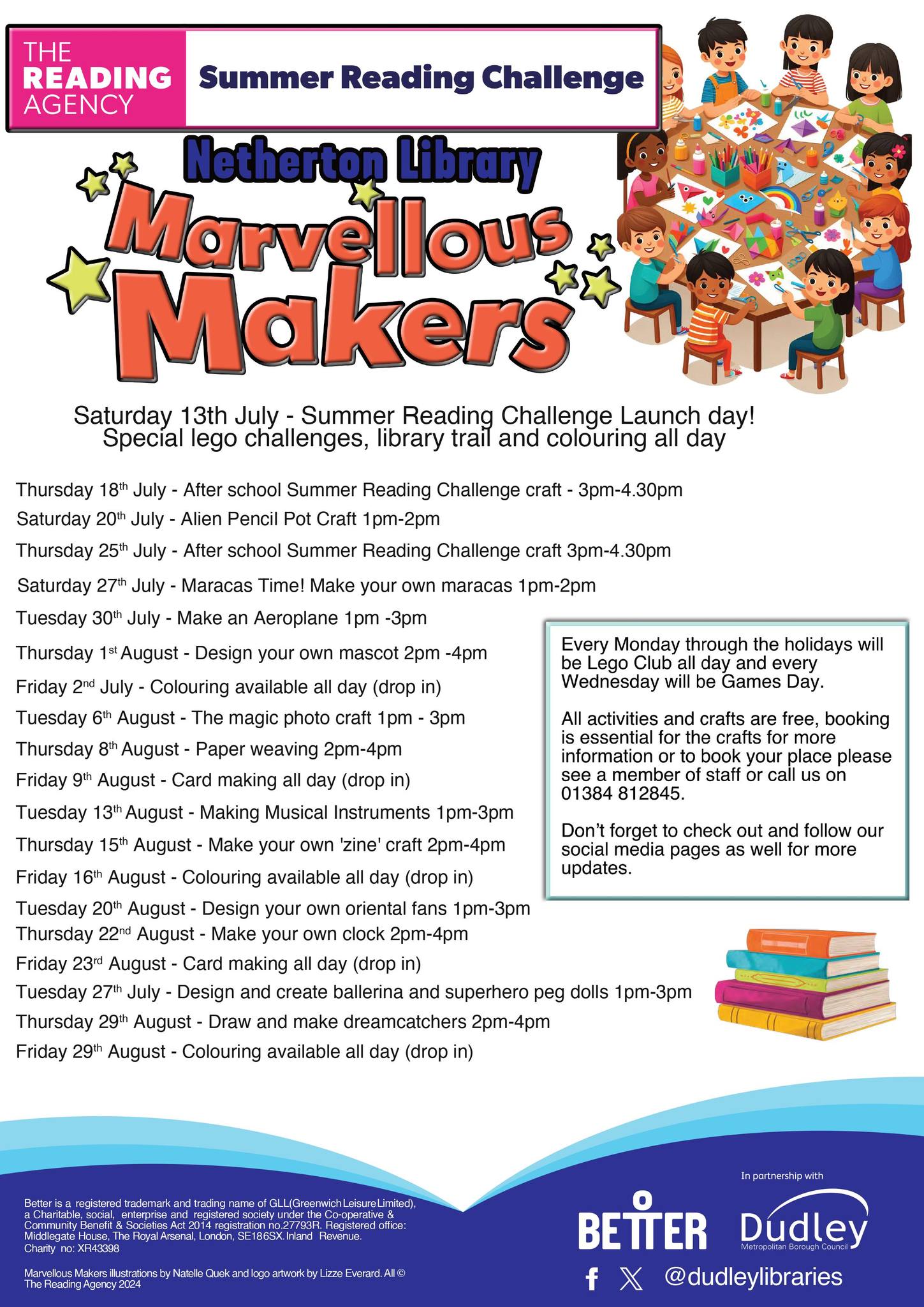 Netherton Library - Design your own Mascot