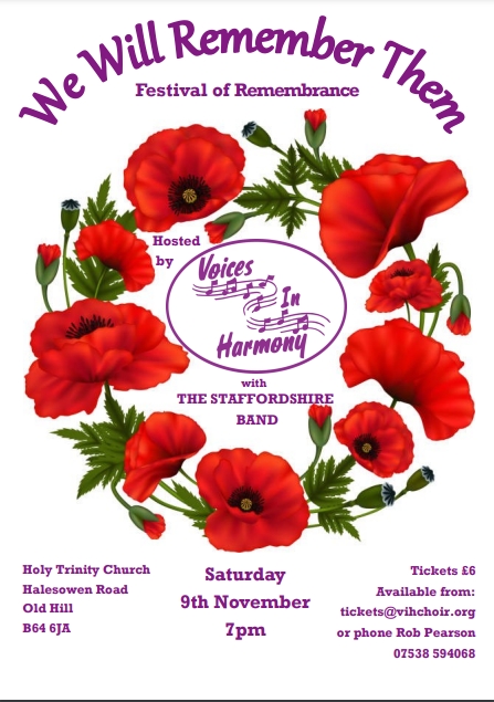 Voices in Harmony - Festival of Remembrance