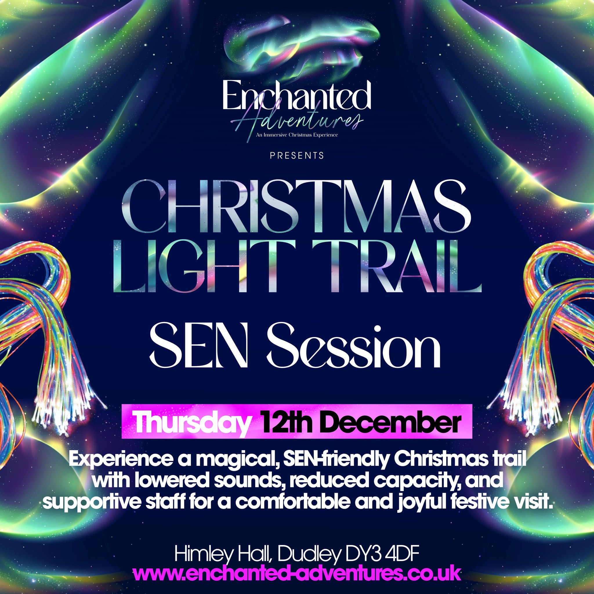 Himley Hall and Park - The Enchanted Adventures: Christmas Light Trail SEN Session