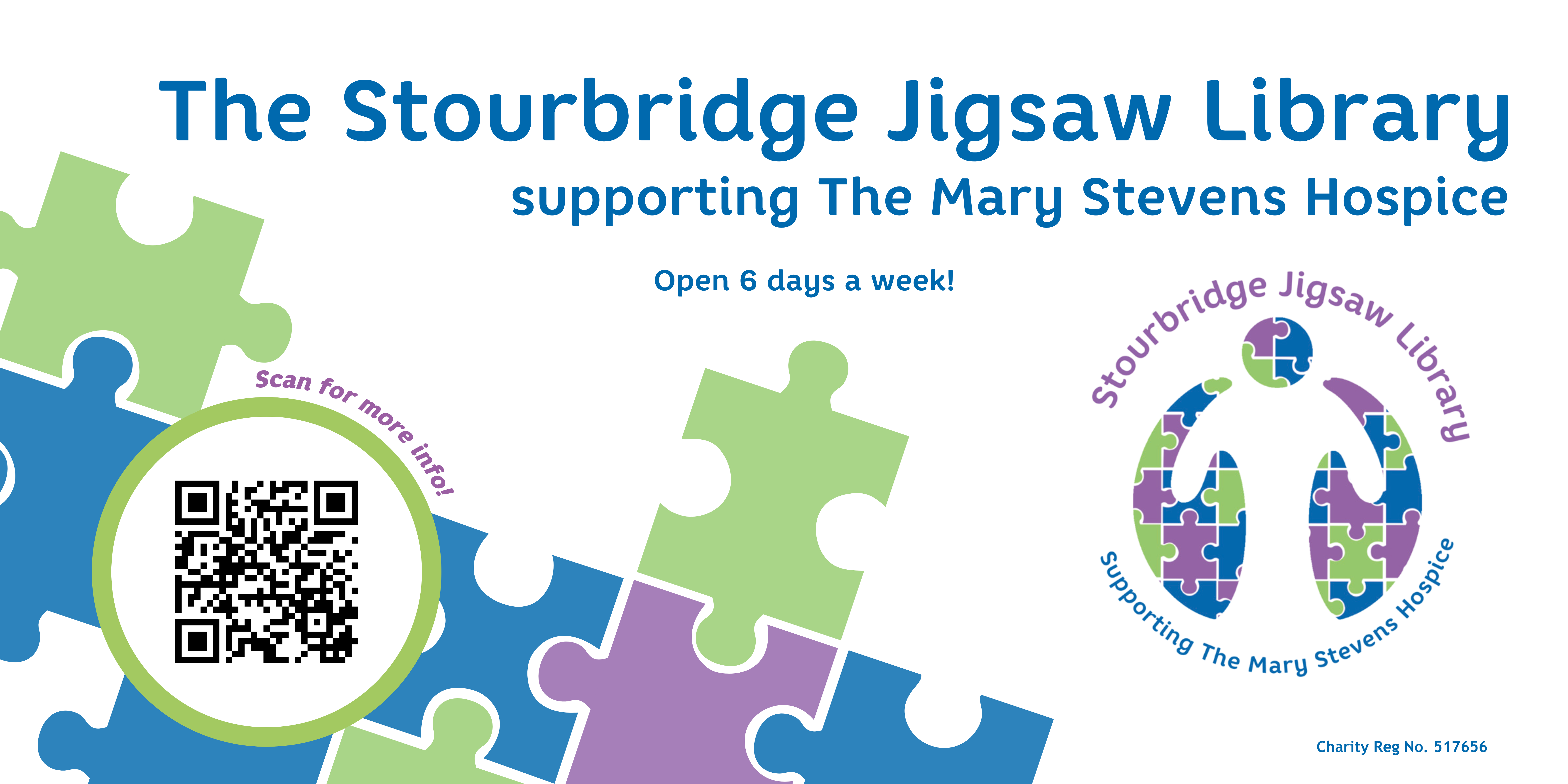 Stourbridge Jigsaw Library - Supporting Mary Stevens Hospice