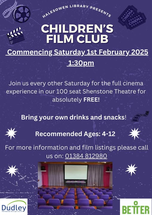 Halesowen Library - Children's Film Club