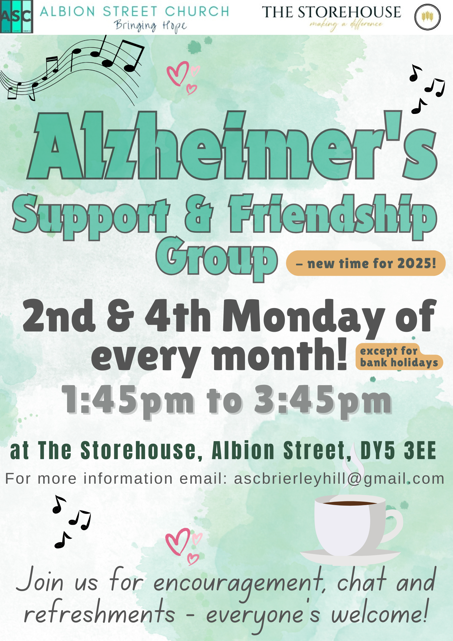 Storehouse - Alzheimer's Support and Friendship Group