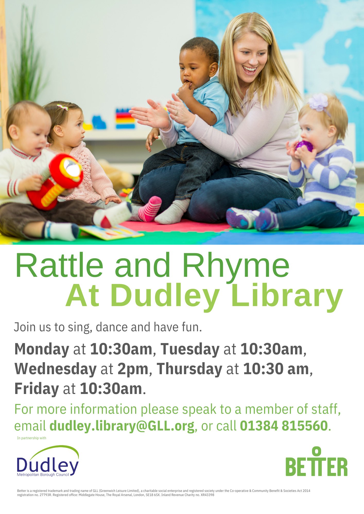 Dudley Library - Rattle and Rhyme