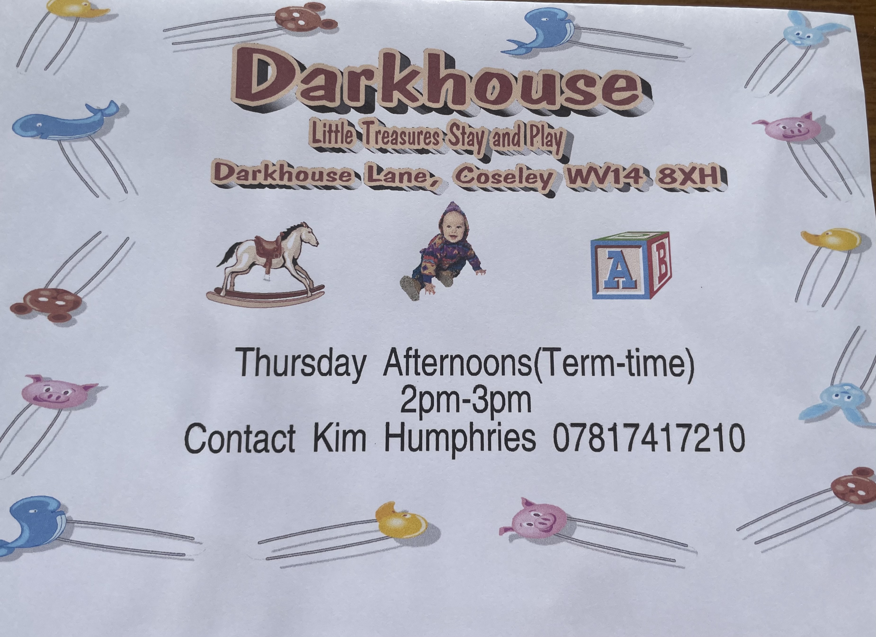 Darkhouse Baby and Toddler Group - Coseley