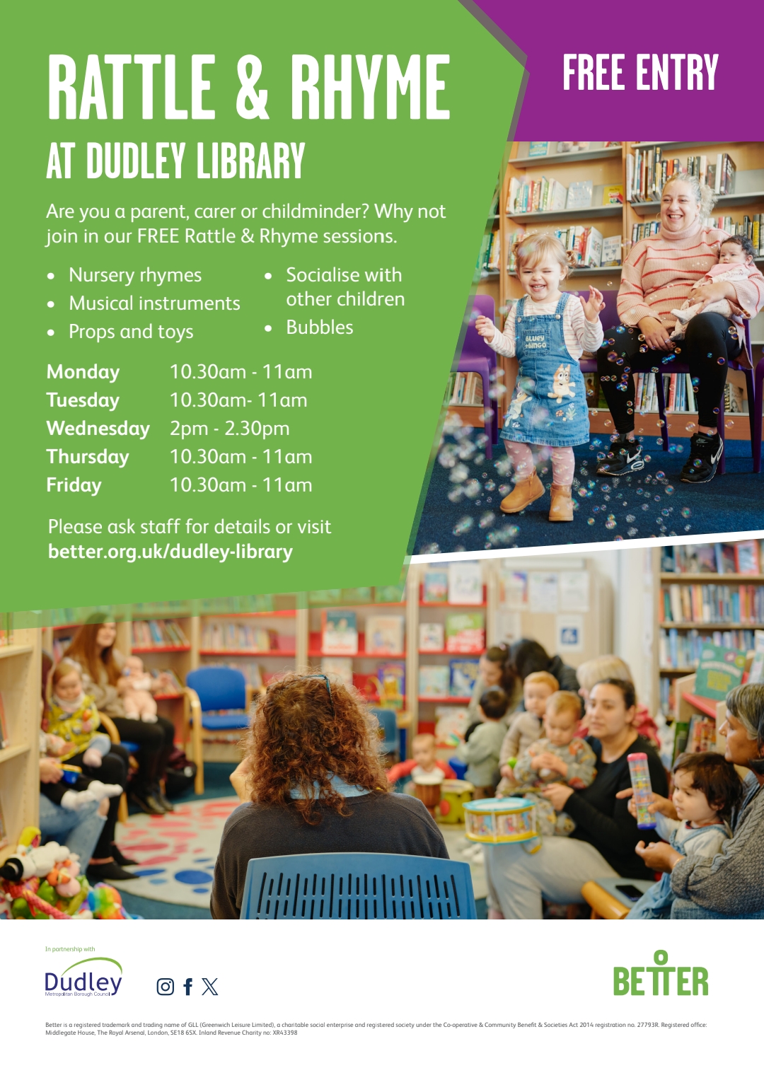 Dudley Library - Rattle and Rhyme