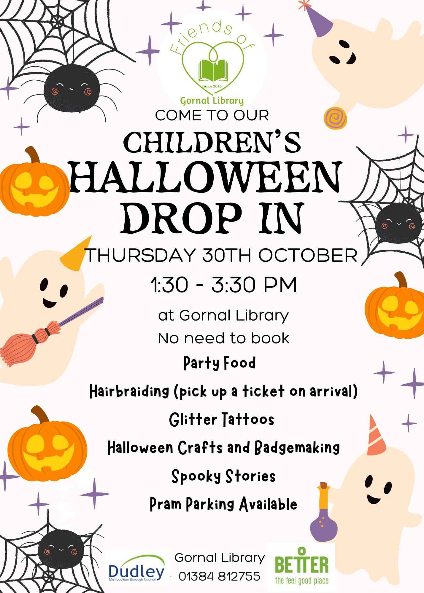 Friends of Gornal Library - Children's Halloween Drop In