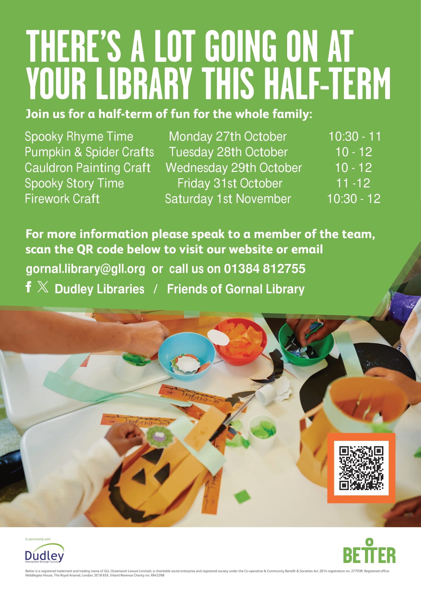 Gornal Library - Children's Half Term Activities