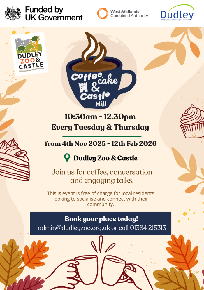 Dudley Zoo and Castle - Coffee, Cake and Castle Hill