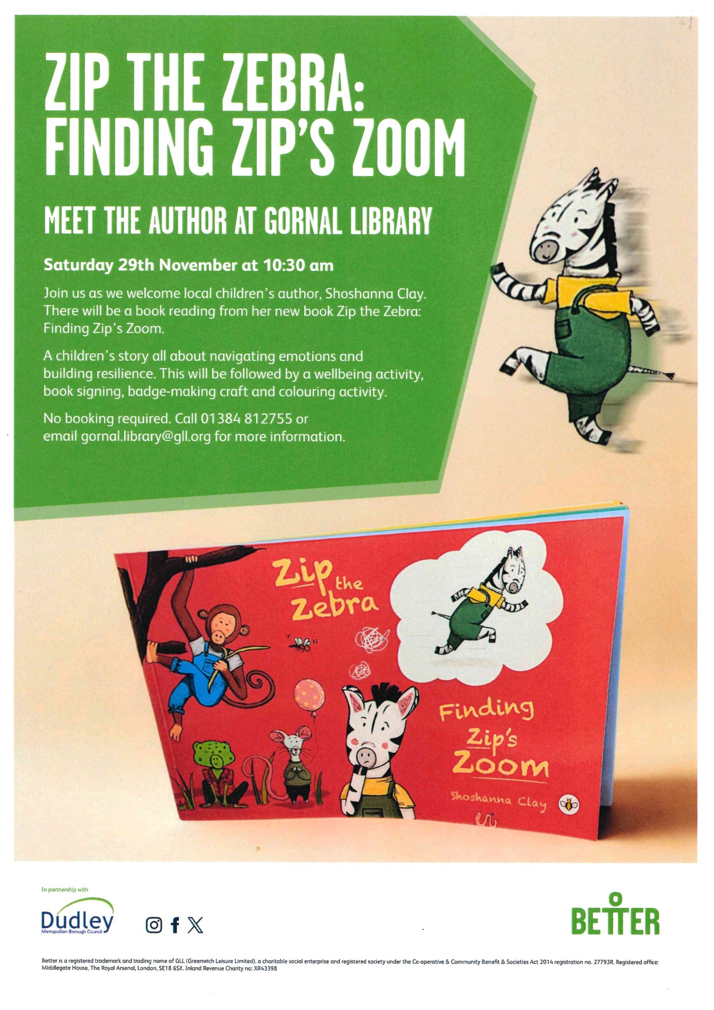 Gornal Library - Author Event: Shoshanna Clay