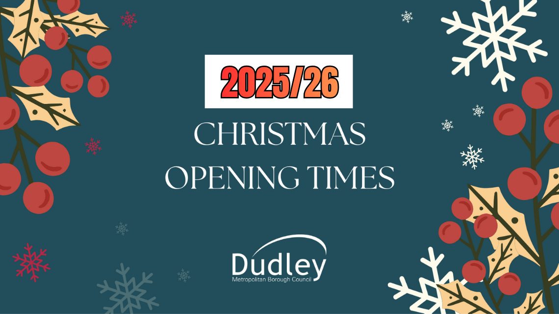 Christmas Changes to Opening Times for Dudley Council Services - Dudley MBC