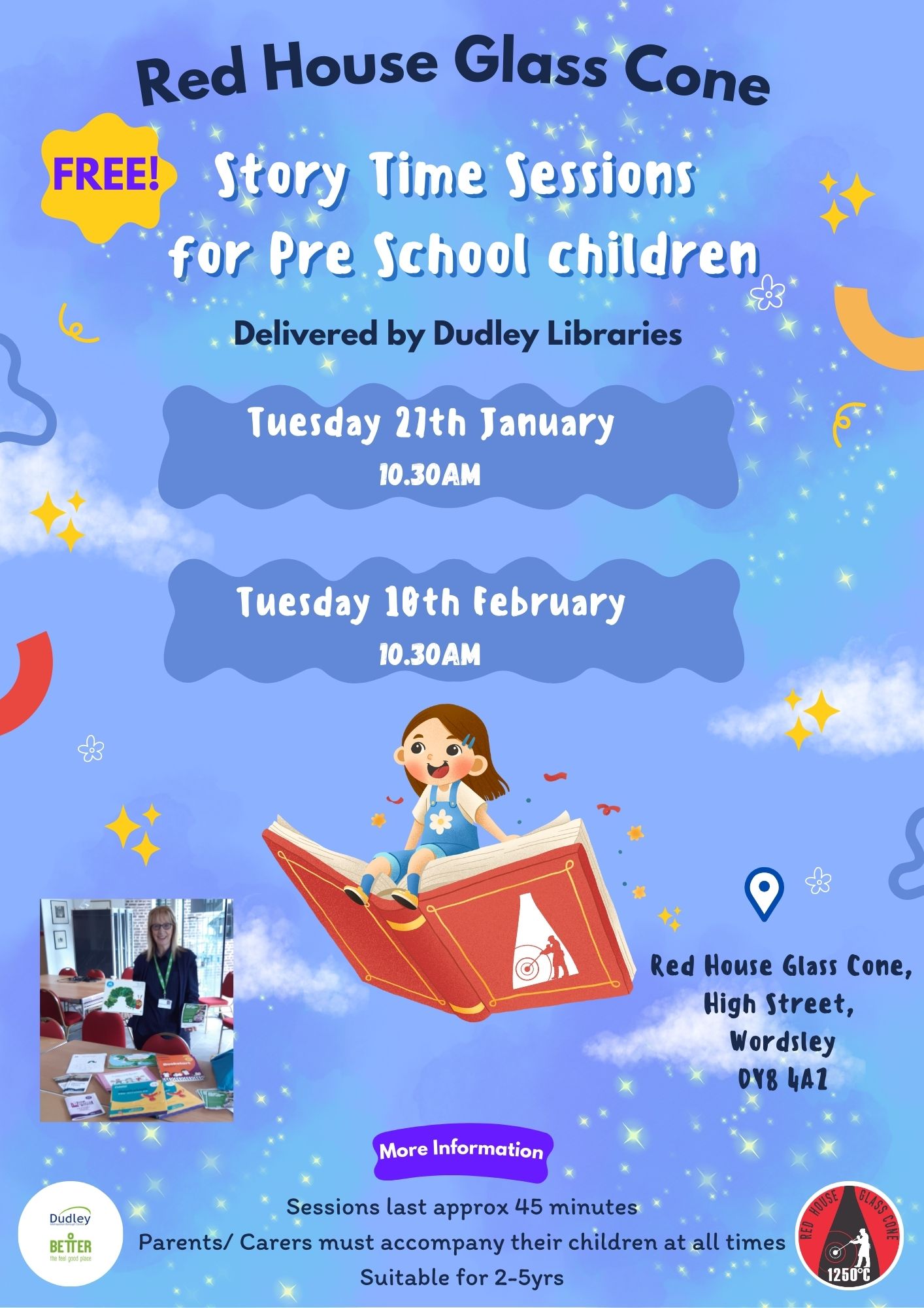 Red House Glass Cone - Story Time Sessions