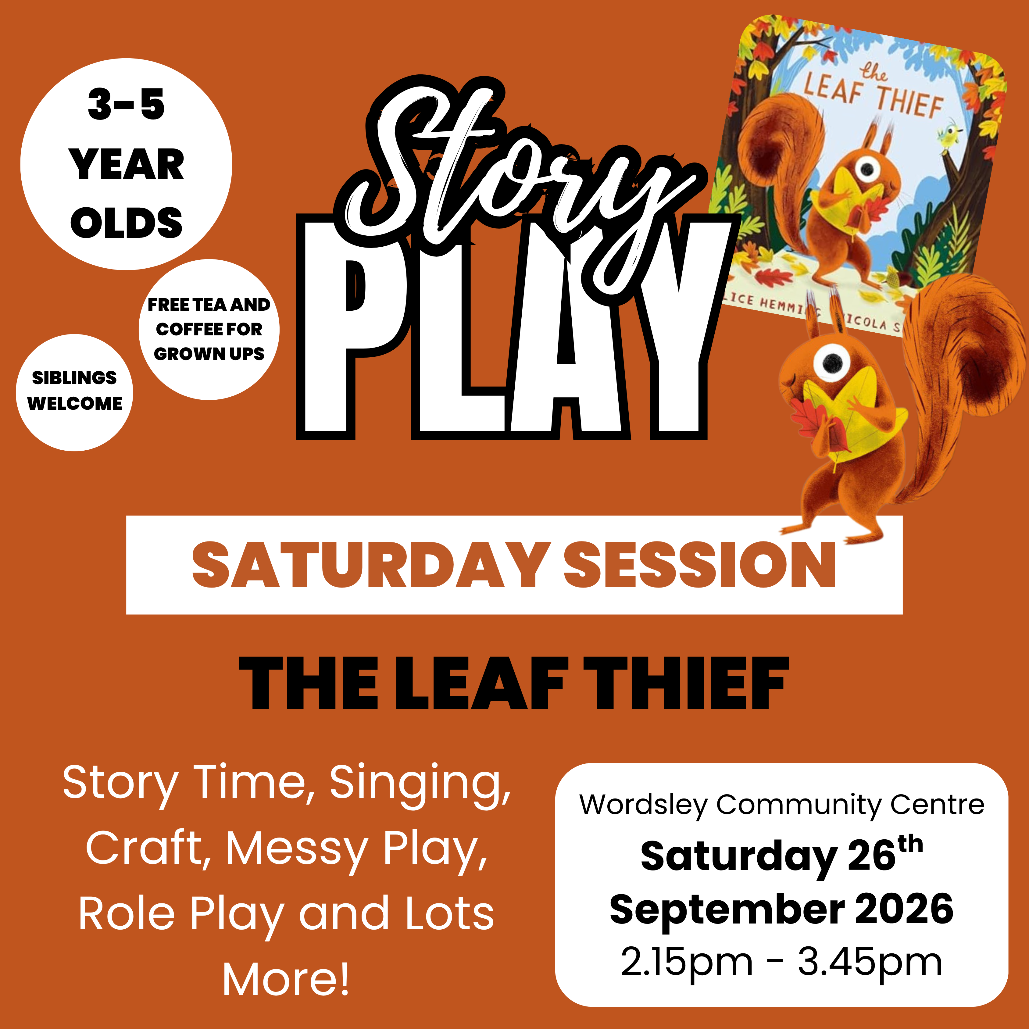 Story Sack - Story Play Sessions for 3-5 Year Olds