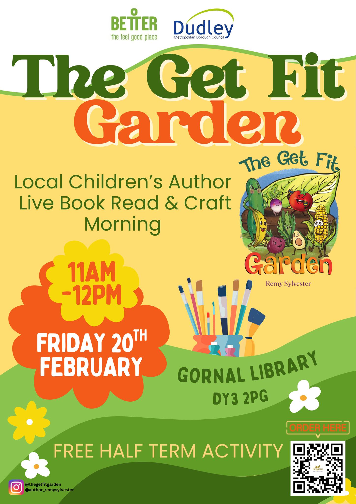 Gornal Library - Local Author Visit with Book Reading and Craft