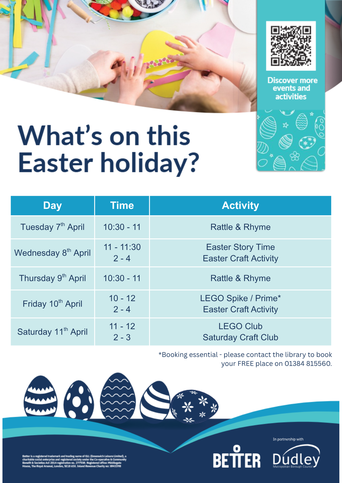 Dudley library event 11 April 2026