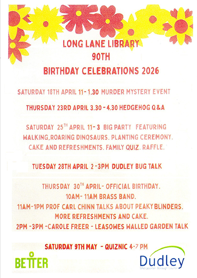 Long Lane Library - 90th Birthday Celebrations