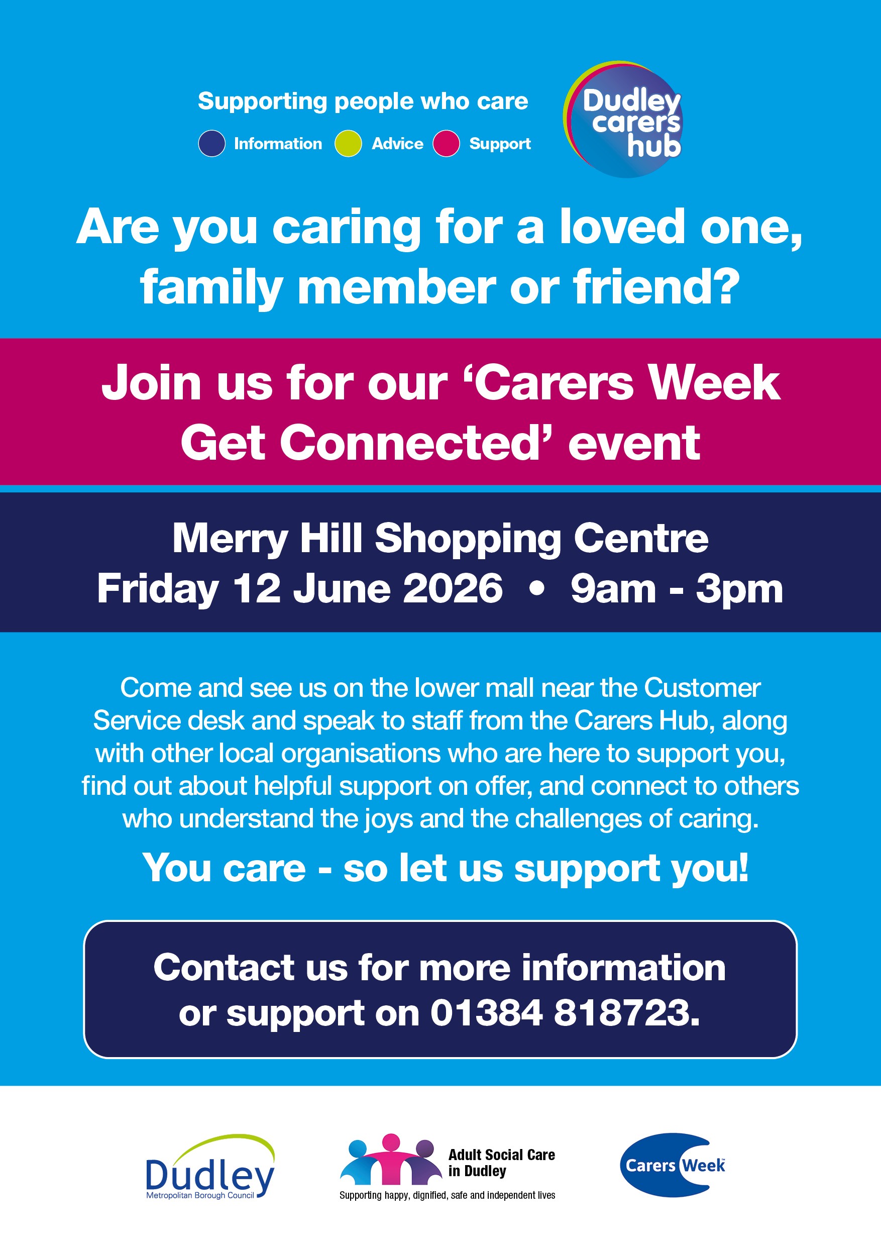 Merry Hill Shopping Centre - Get Connected Event Carers Week