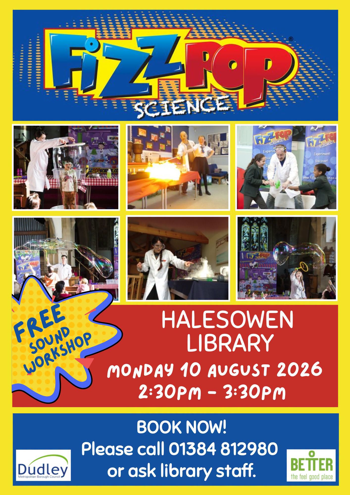 Halesowen Library - Summer Reading Challenge: Fizz Pop Science
