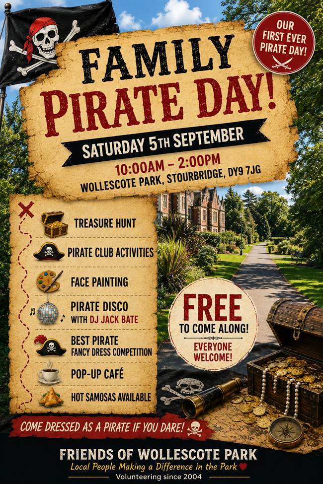 Friends of Wollescote Friends - Family Pirate Day
