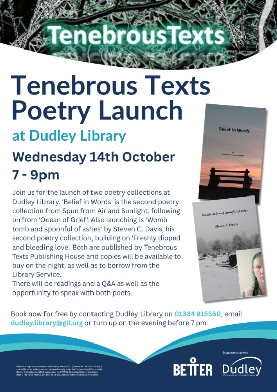 Dudley Library - Tenebrous Texts Poetry Launch